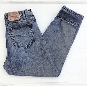 Levi’s 550 Red Tab Made in USA Acid Wash tag 36x30